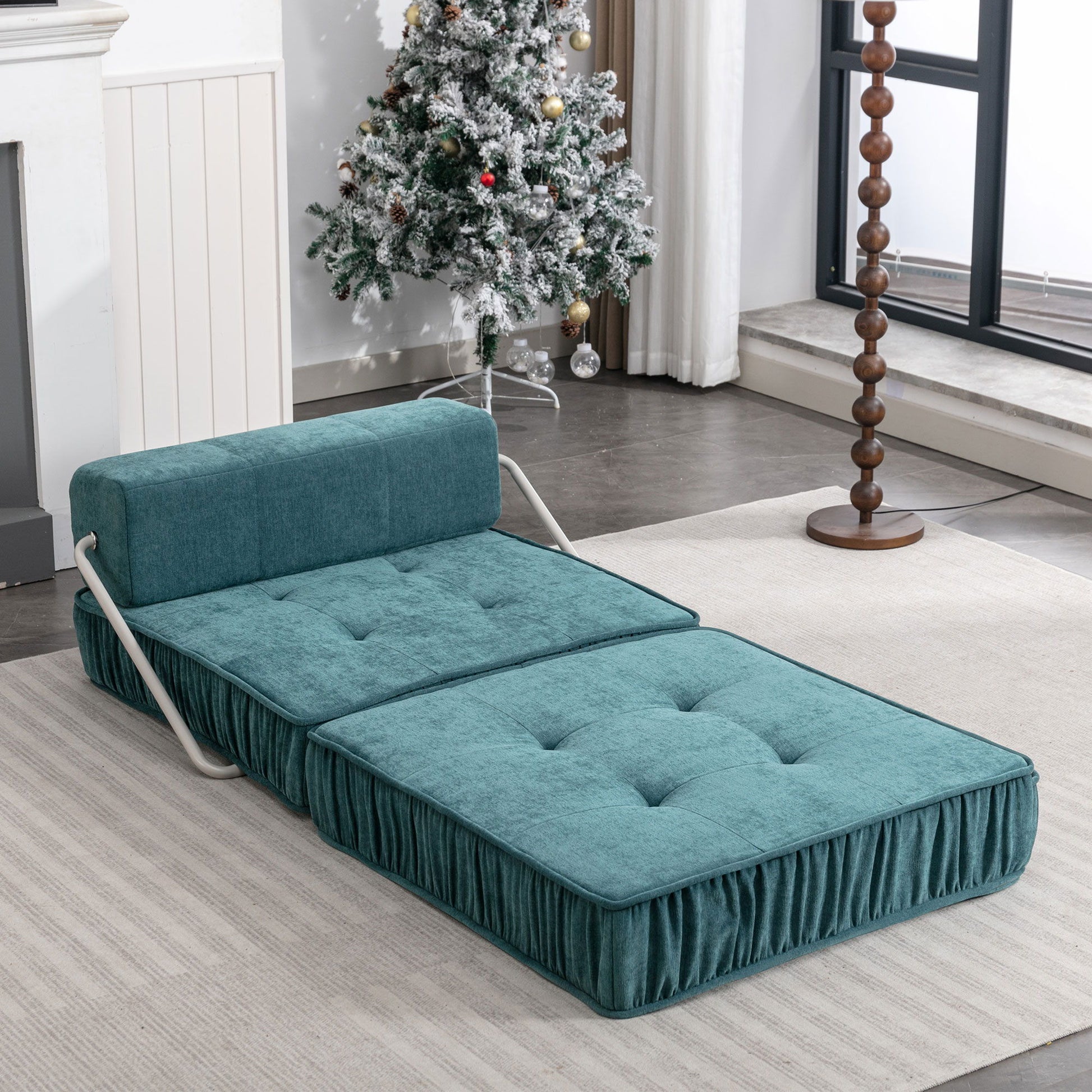 Folding Sofa With Removable Back Cushion, Convertible Futon Sleeper Chair Home Essentials