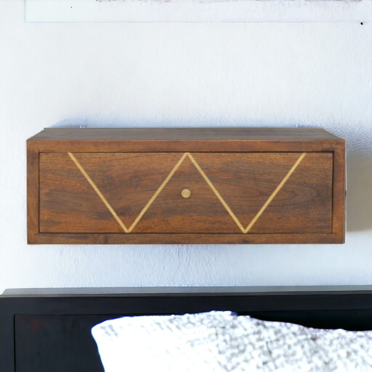 Floating Bedside Table - Chestnut Artisan Furniture