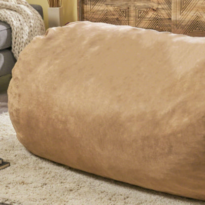 Jasper - Traditional Cylindrical Suede Bean Bag Home Essentials