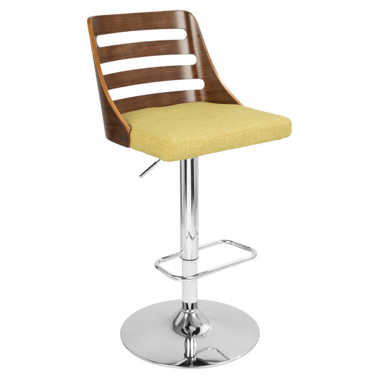 Trevi - Mid Century Modern Adjustable Barstool With Swivel Lumi Source