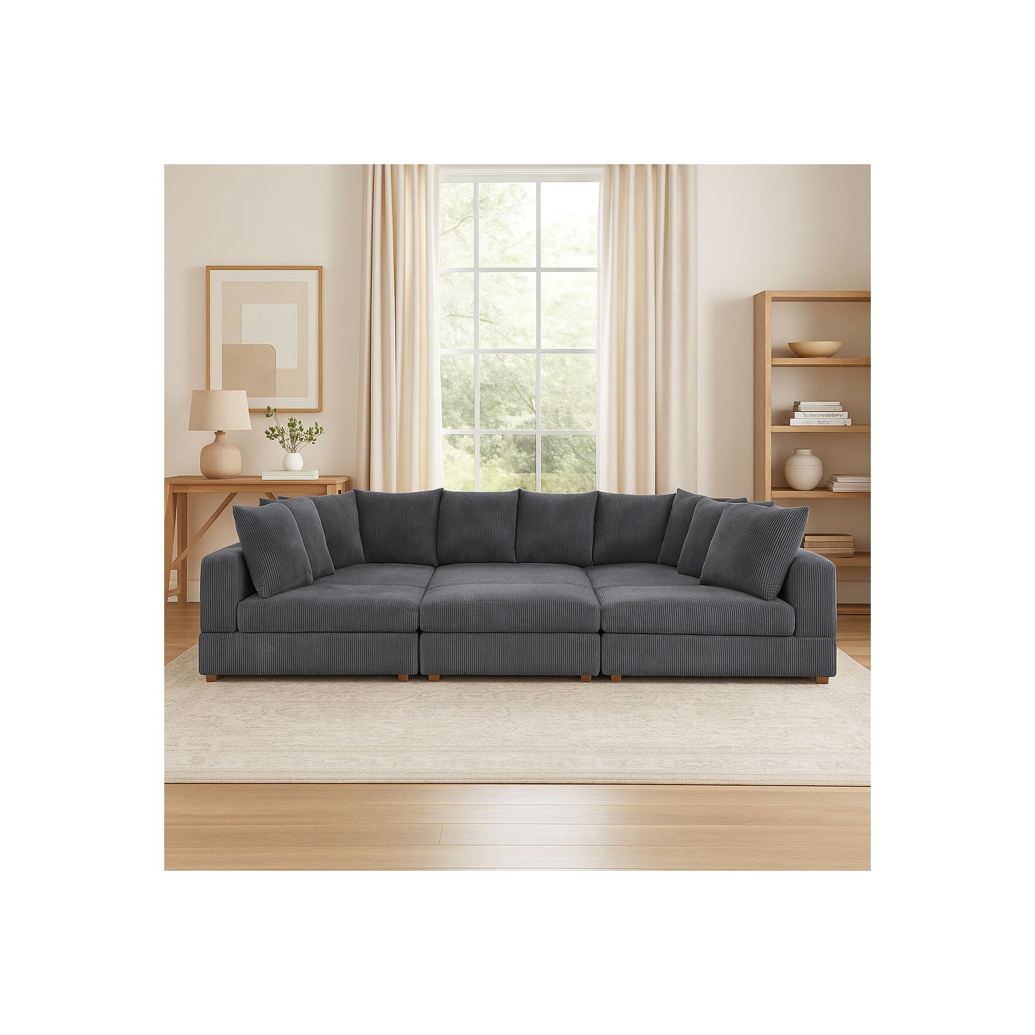 Haven - 6 Piece Modular Sectional The Soft House