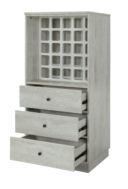 Wiesta - Wine Cabinet - Antique White Acme