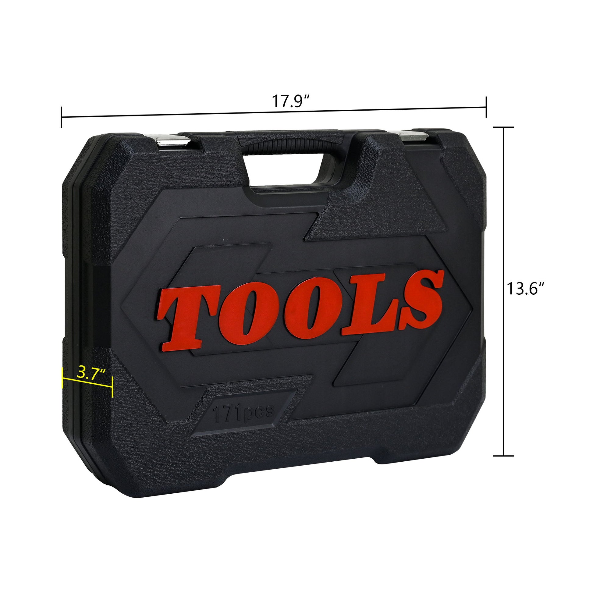 Tool Set Socket And Ratchet Wrench Toolbo 71 Pieces Toolbox Universal Home Car Repair Tool Set For Men Homeowners Diy Enthusiasts And Mechanics - Black Daily Nest