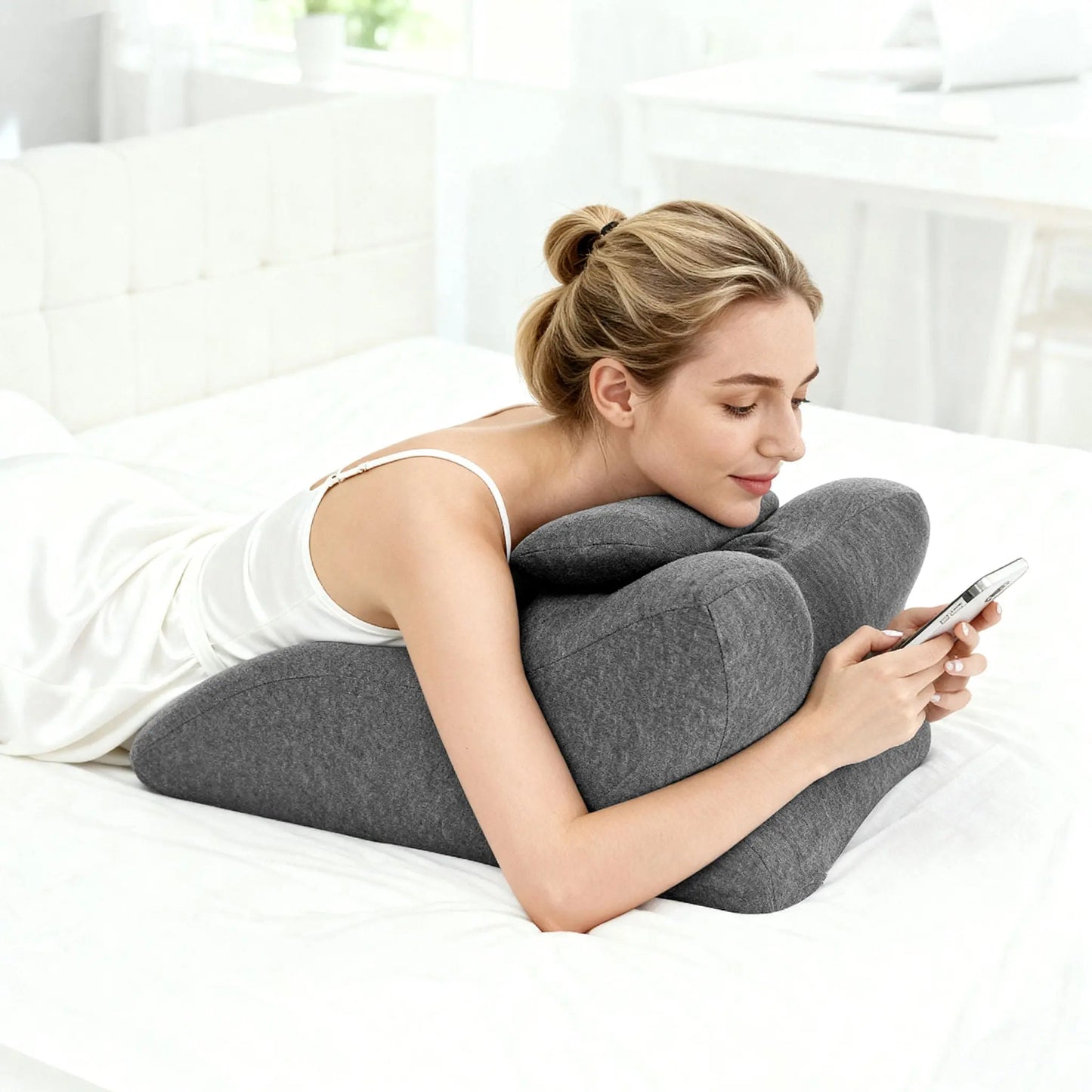 Ergonomic Spinal Posture Support Bed Pillow Daily Nest