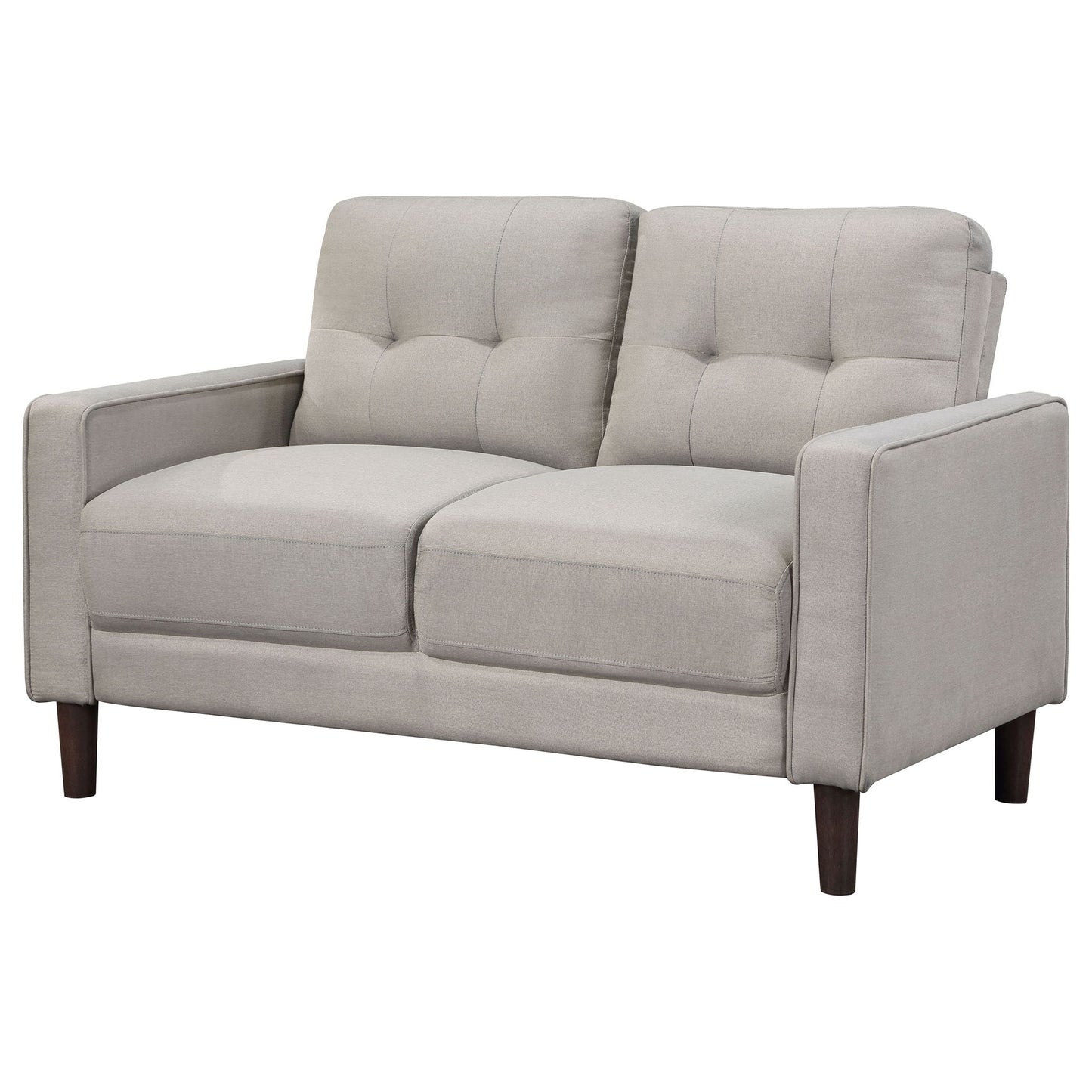 Harvey - Tufted Loveseat With Track Arm Design Furniture Max