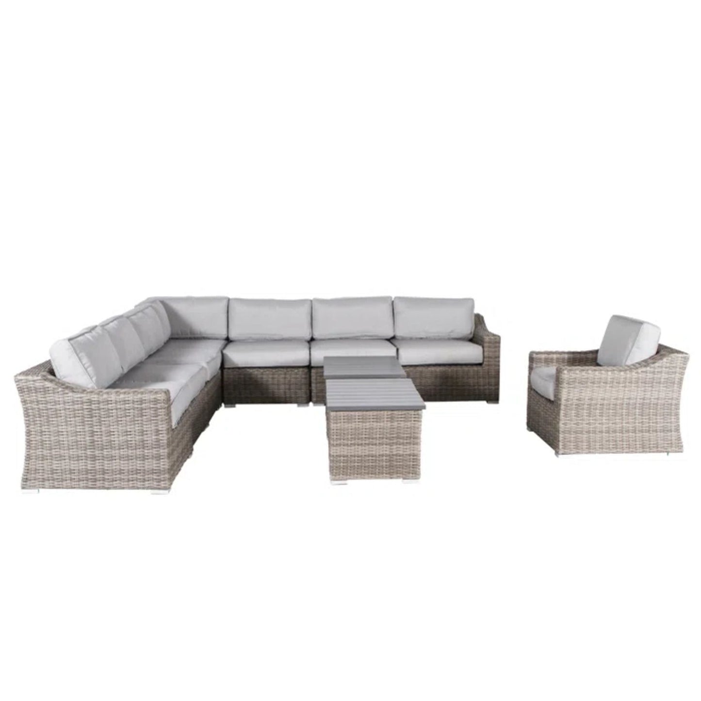 Stylish Sofa Seating Group With Cushions Perfect For Outdoor Gatherings LSI Patio Furniture