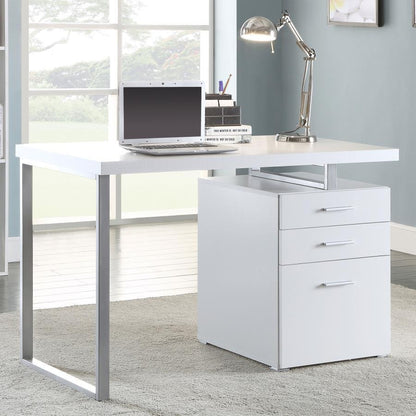 Brennan - 3-Drawer Office Computer Desk CoasterEveryday