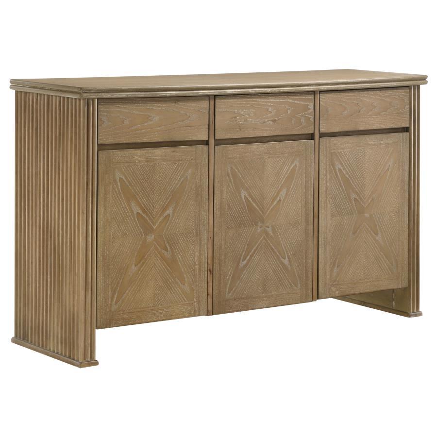 Adina - 2-Door Sideboard Server - Distressed Light Brown Coaster Fine Furniture