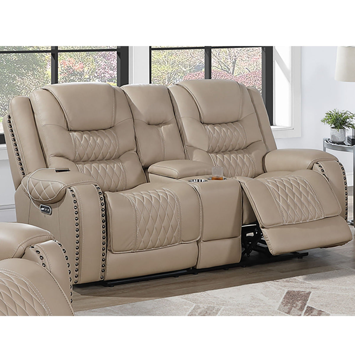 Power Motion Sofa Set With USB Ports And Adjustable Headrests Home Essentials