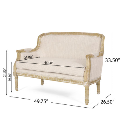 Inspired Style Loveseat Noble House