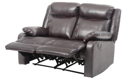 Ward - Double Reclining Love Seat - Dark Brown