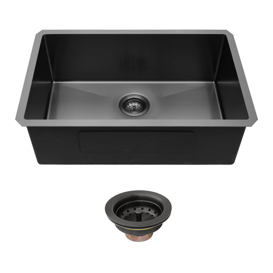 Undermount Kitchen Sink 16 Gauge Single Bowl Stainless Steel Daily Nest
