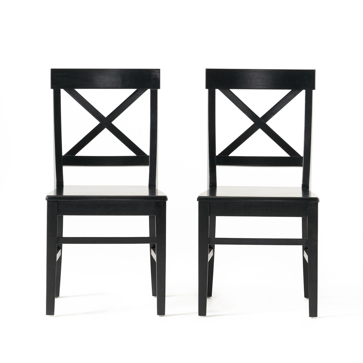 Plethora - Dining Chair With X Shaped Back (Set of 2) Noble House