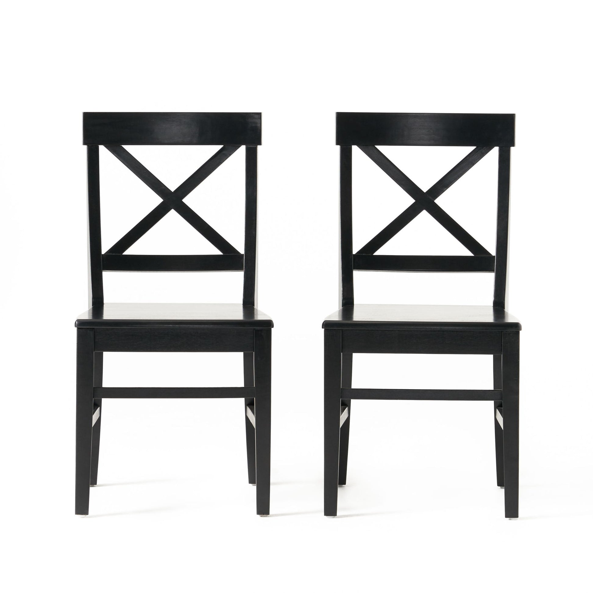 Plethora - Dining Chair With X Shaped Back (Set of 2) Noble House