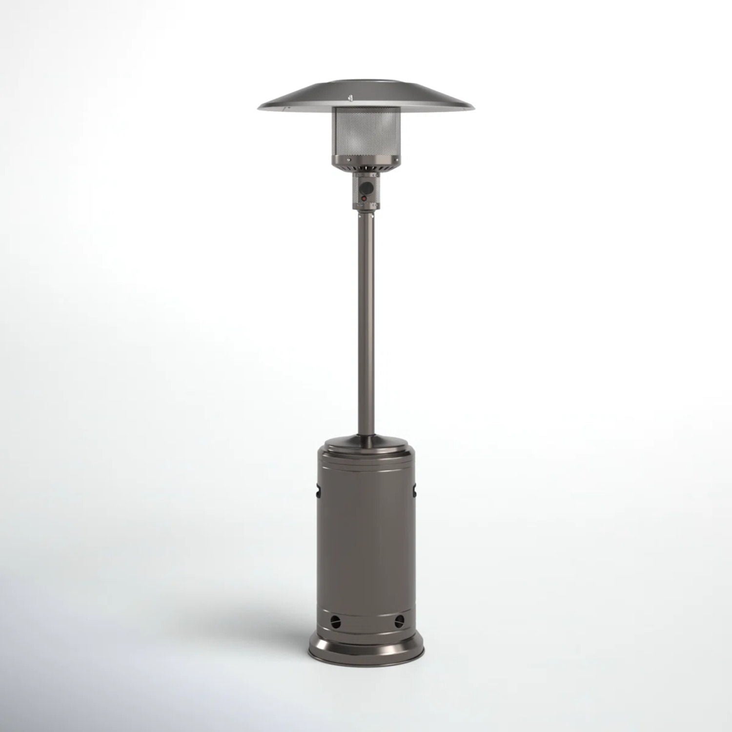 46000 Btu Propane Patio Heater - Steel Gray LSI Patio Furniture