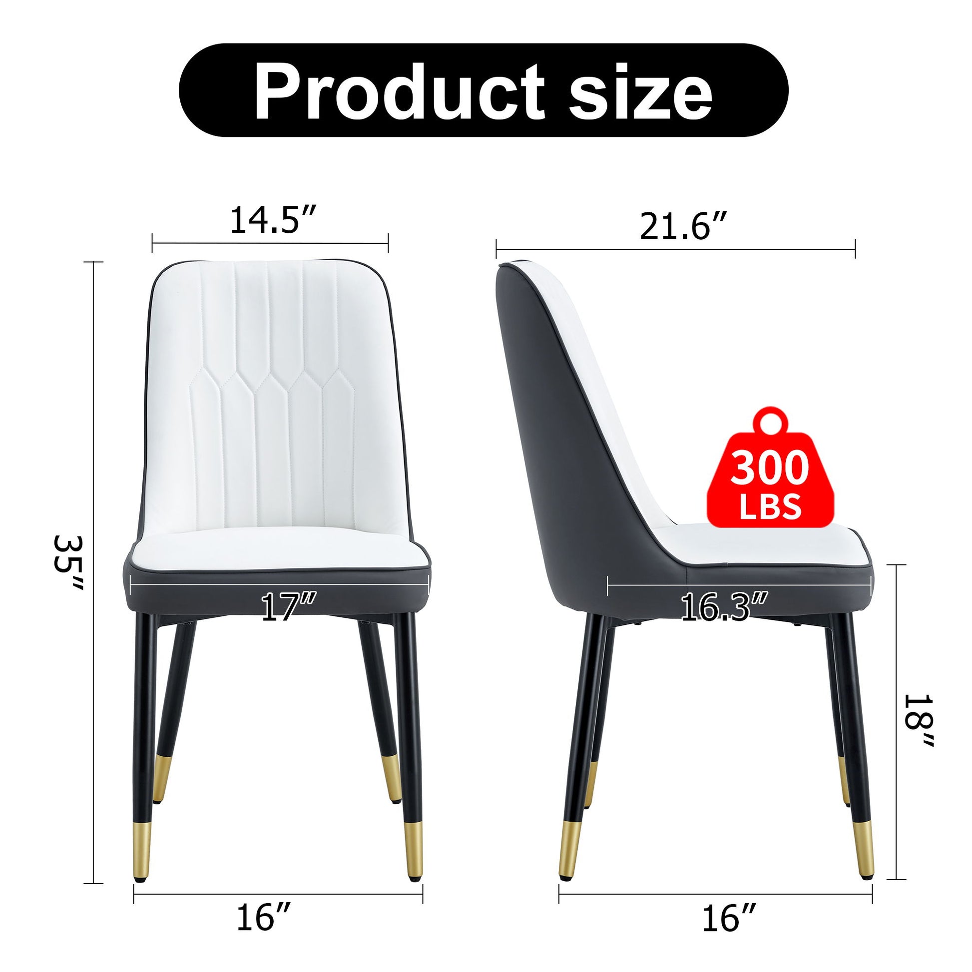 Modern Dining Chair With Metal Leg Home Essentials