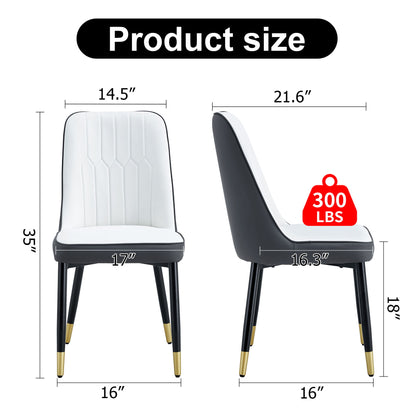 Modern Dining Chair With Metal Leg Home Essentials