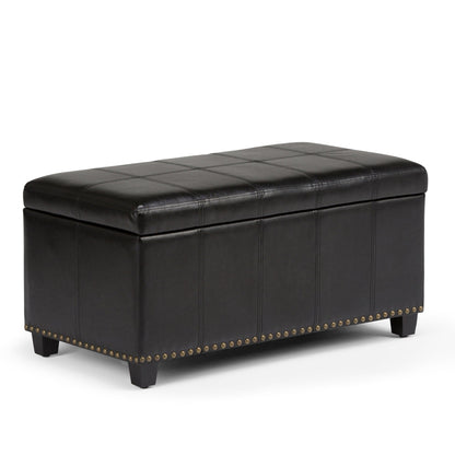 Amelia - Transitional Storage Ottoman Bench Simpli-Home