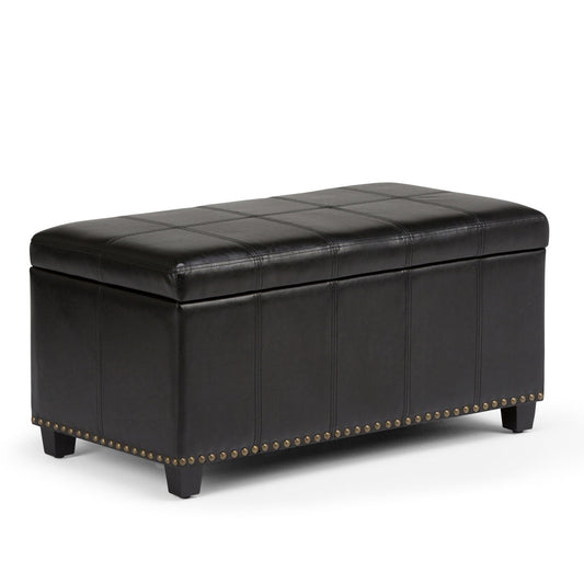 Amelia - Transitional Storage Ottoman Bench Simpli-Home