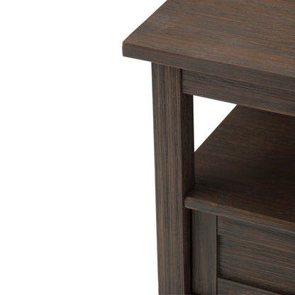 Warm Shaker - End Table - Farmhouse Brown Simpli-Home