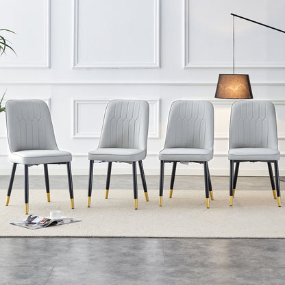 Modern Chair With Metal Legs Home Essentials