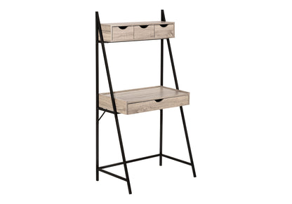 Computer Desk For Home Office, Laptop, Leaning, Storage Drawers, Contemporary & Modern 8th Street