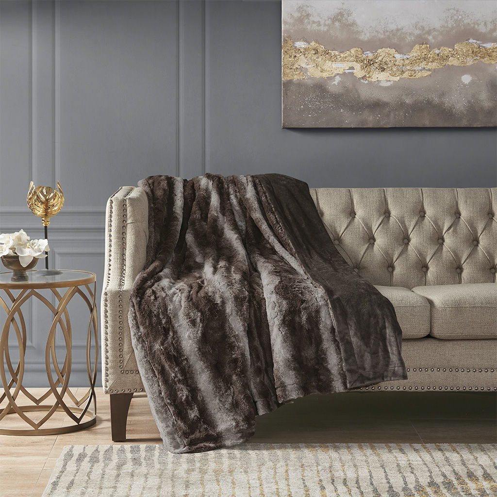 Zuri - Oversized Throw - Brown