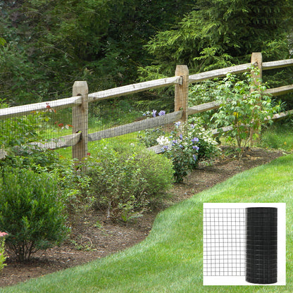 Vinyl Coated Hardware Cloth, For Poultry Netting And Home Improvement - Black Daily Nest