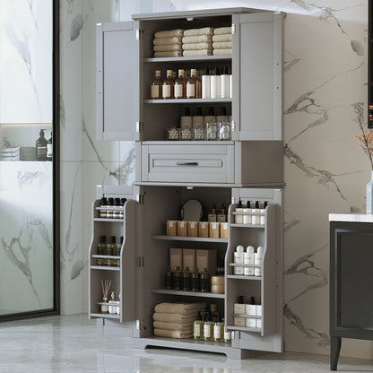 Bathroom Storage Cabinet With Multifunctional Storage Space, Drawer With Slide Rails, Adjustable Shelf Noble House