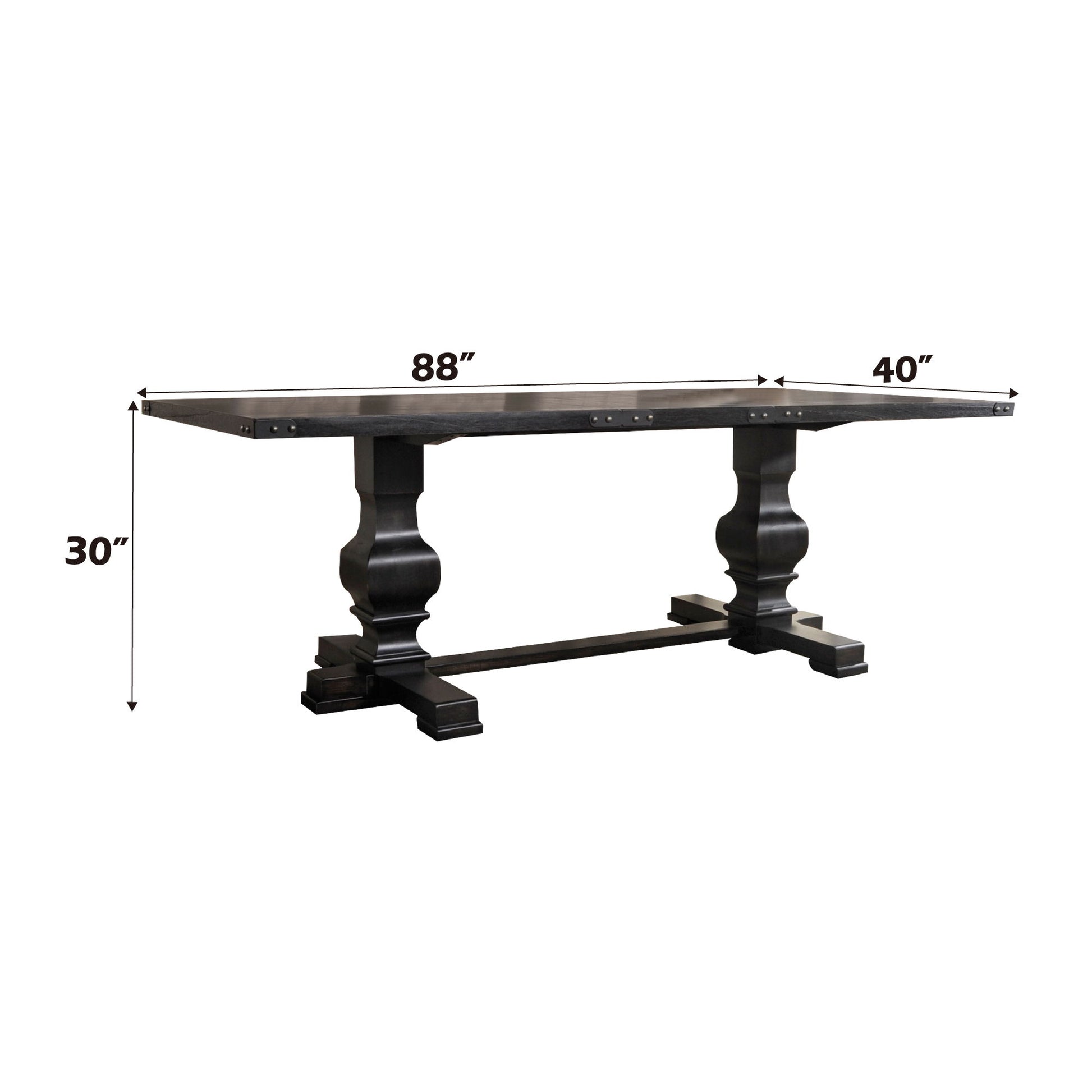 Morland - Dining Table - Black Acme
