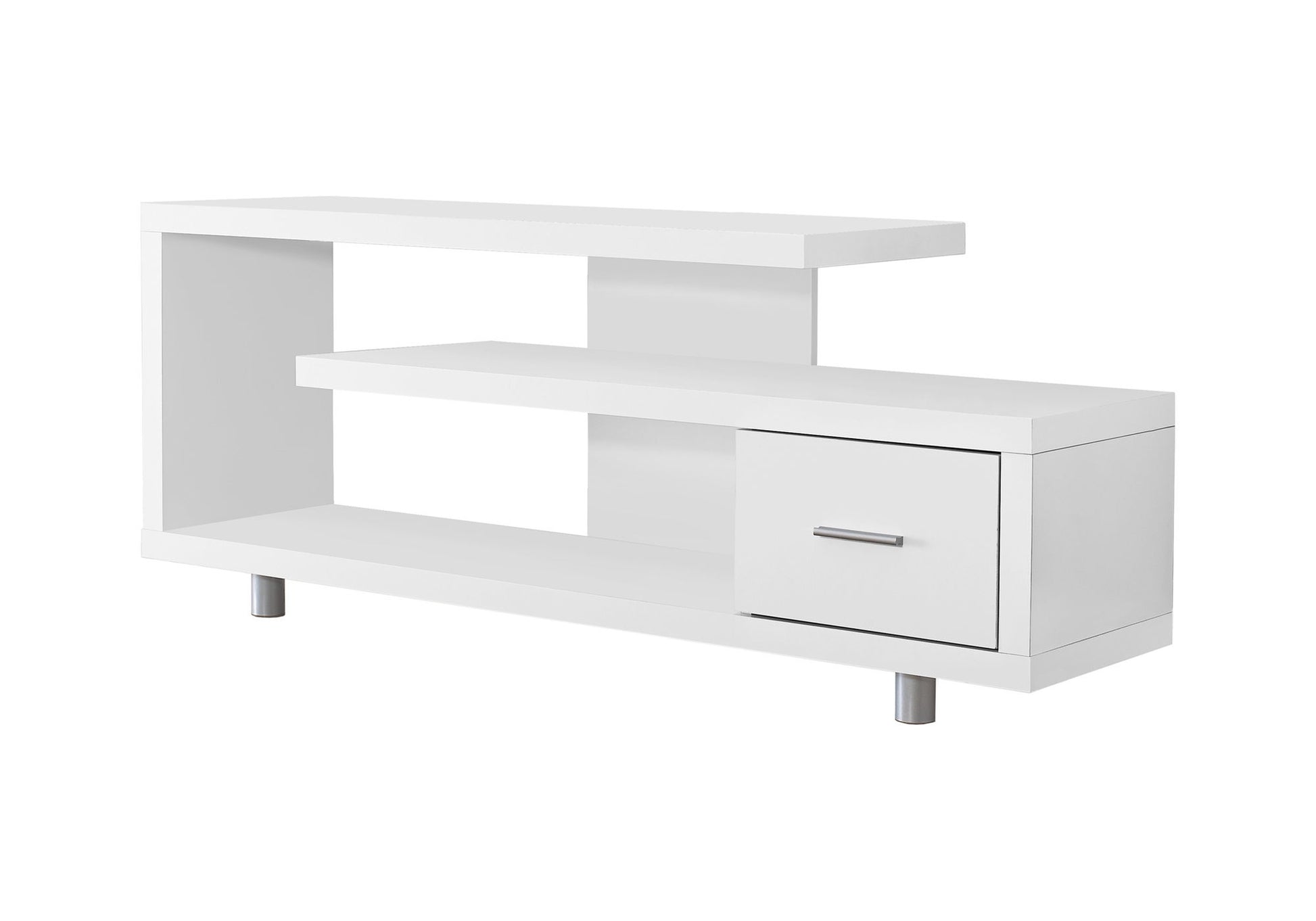 TV Stand, Console, Media Entertainment Center Storage Cabinet, Contemporary & Modern 8th Street