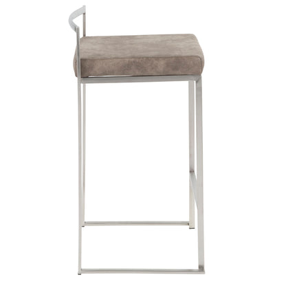 Fuji - Contemporary Elegant Stackable Counter Stool Set Lumi Source