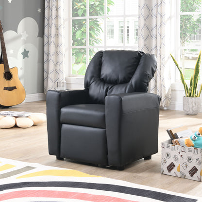 Kids Recliner Chair - Black