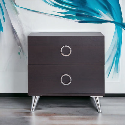 Elms - Accent Table - Espresso Acme