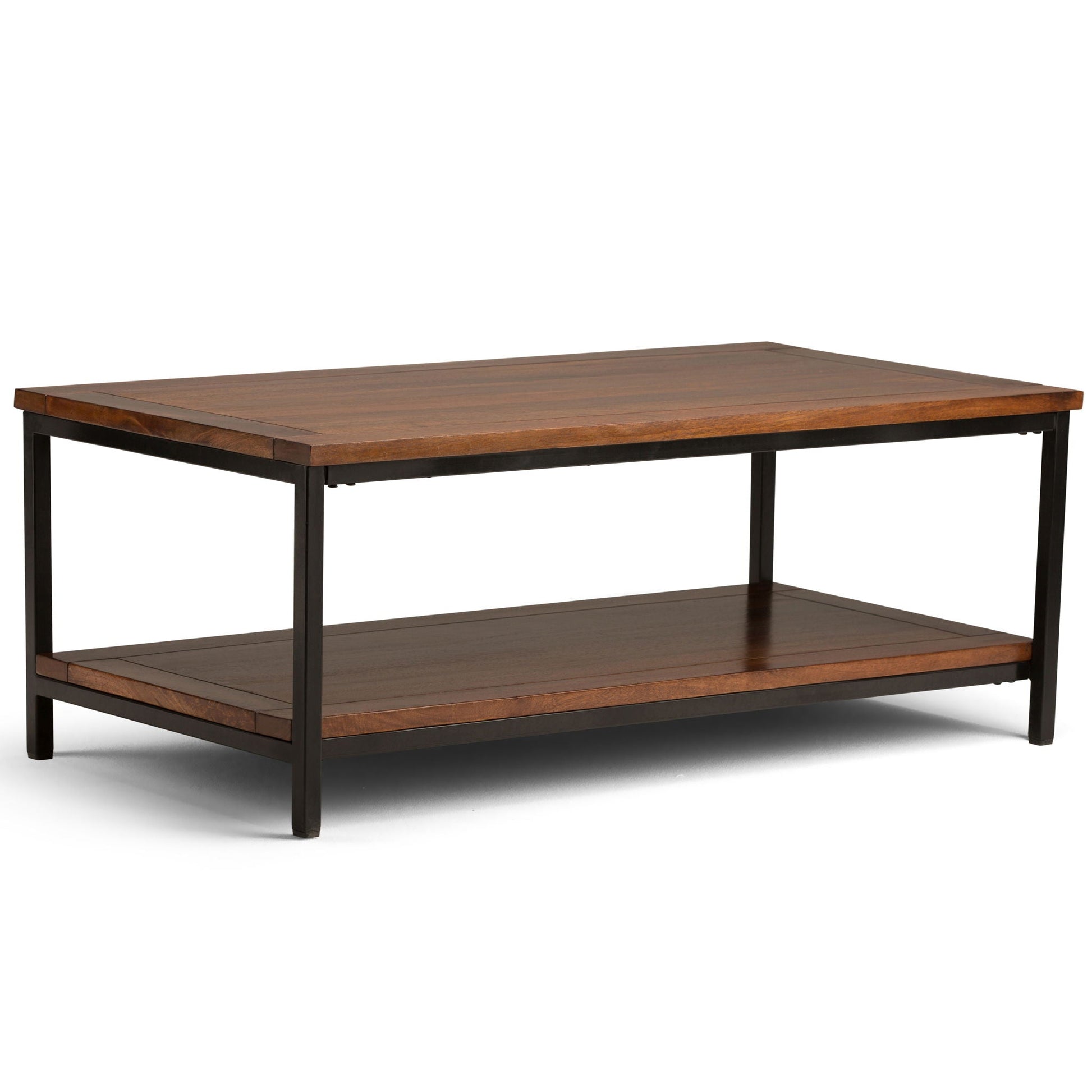 Skyler - Coffee Table - Dark Cognac Brown Simpli-Home