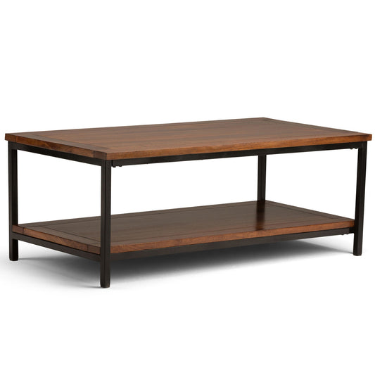 Skyler - Coffee Table - Dark Cognac Brown Simpli-Home