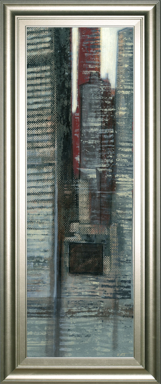 Urban Landscape VI By Norman Wyatt - Framed Print Wall Artt - Dark Gray