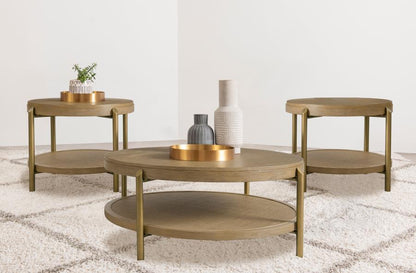 Arini - Round Coffee And End Table Set Coaster Fine Furniture