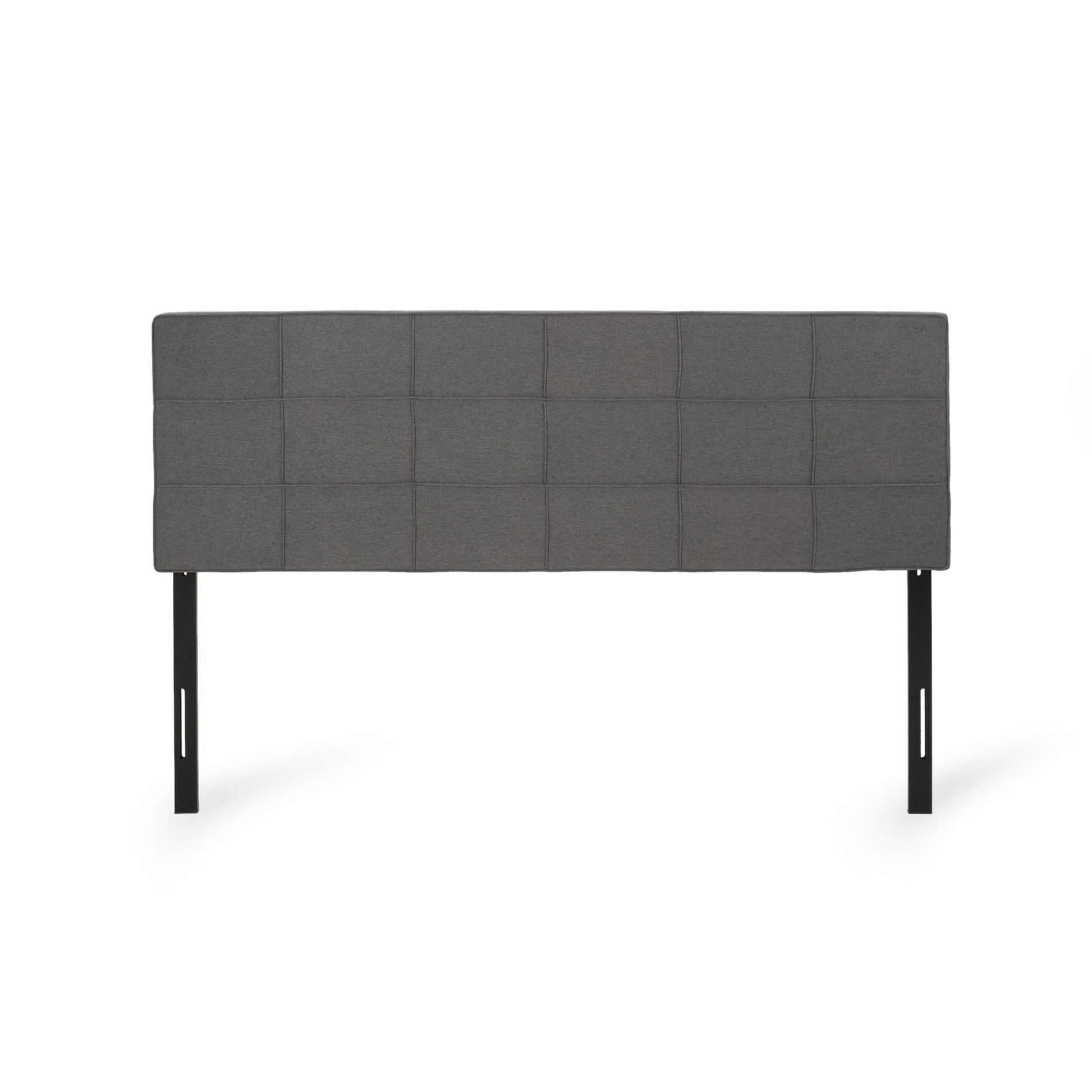 King / California King Sized Headboard - Charcoal Gray Noble House