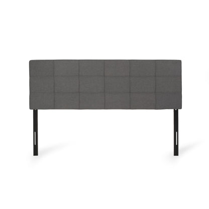 King / California King Sized Headboard - Charcoal Gray Noble House