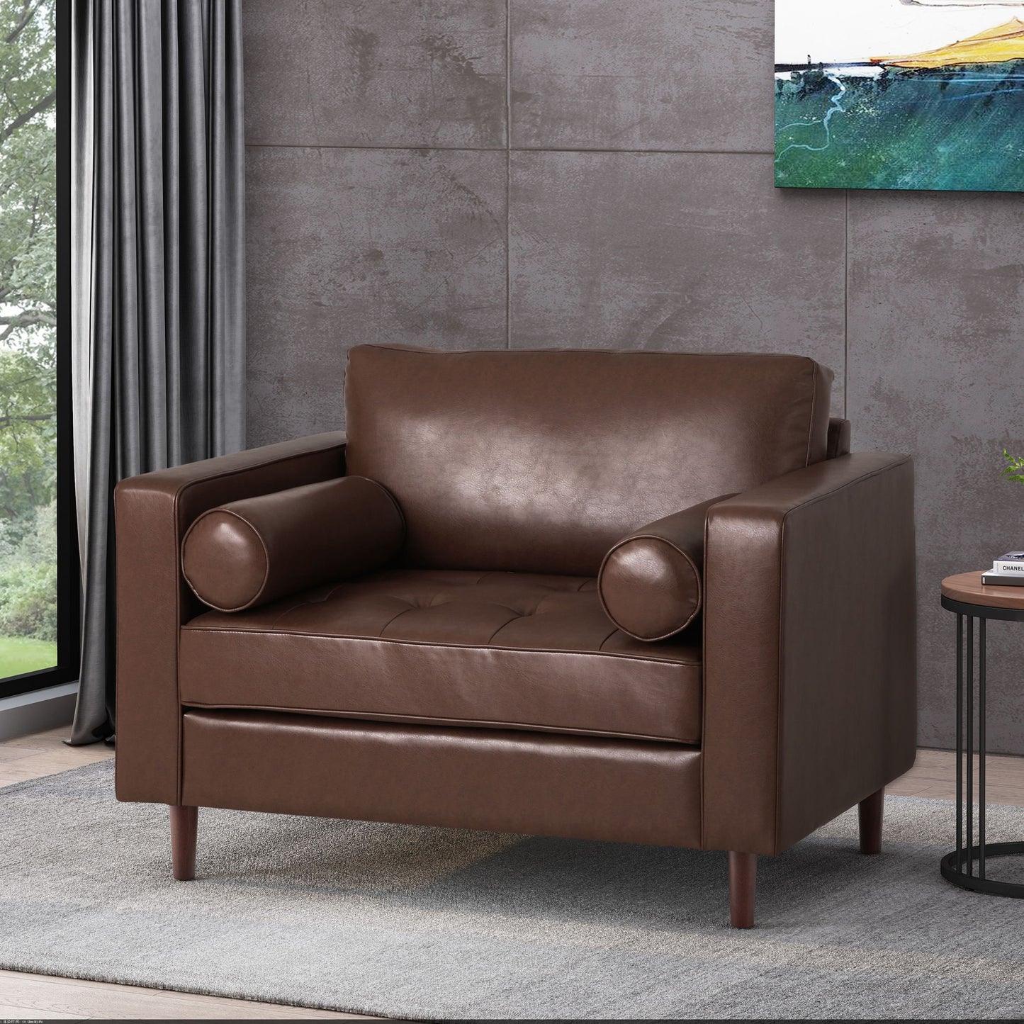 Sophisticated Club Chair With Relaxing Comfor Noble House
