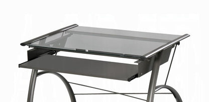 Vincent - Computer Desk - Pewter Acme