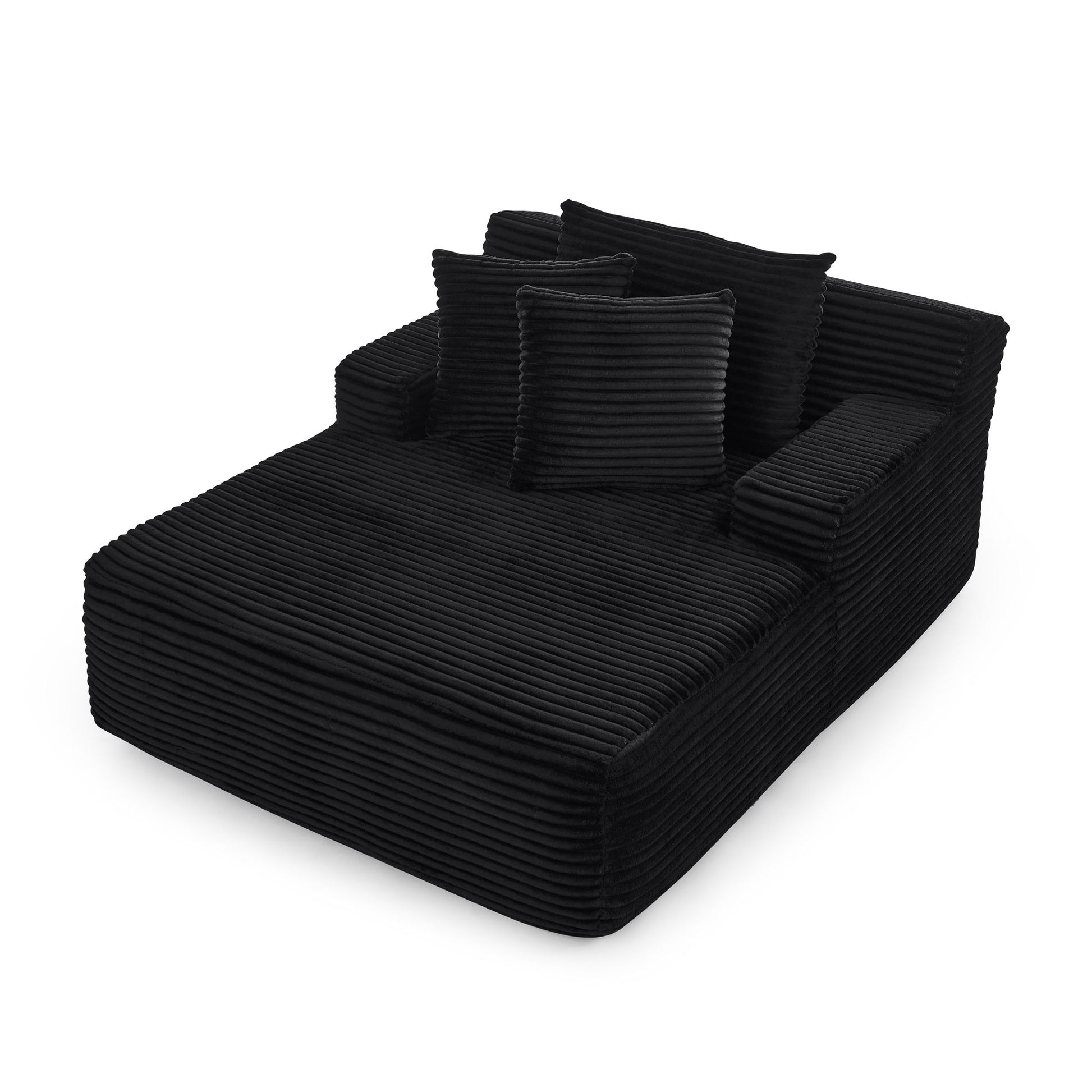 Modern Single Lazy Sofa Lounge Chair With High Density Foam - Snoozhouse