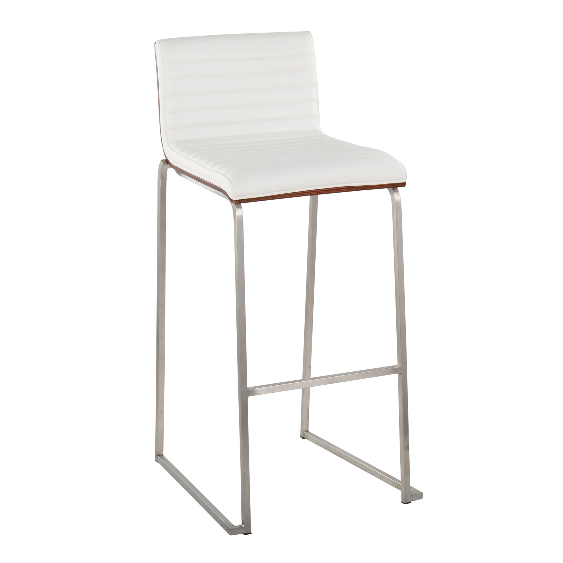 Mason Mara - Contemporary Fixed Height Barstool (Set of 2) Lumi Source