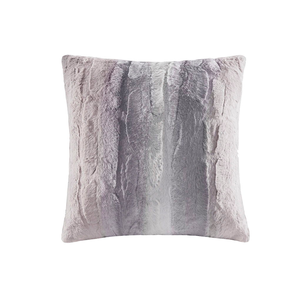 Zuri - Square Pillow - Blush / Gray