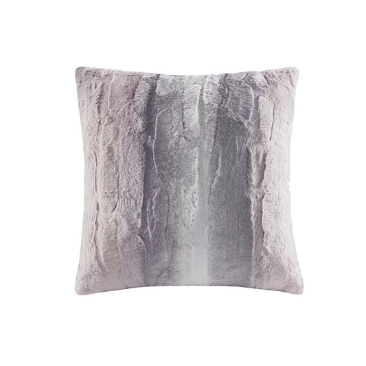 Zuri - Square Pillow - Blush / Gray