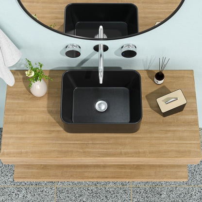 Sleek Ceramic Rectangular Vessel Bathroom Sink Daily Nest