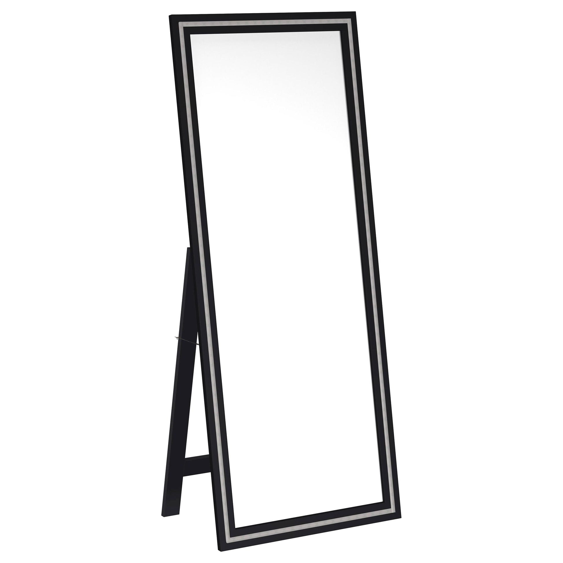 Windrose - Tempered LED Standing Mirror Coaster Fine Furniture