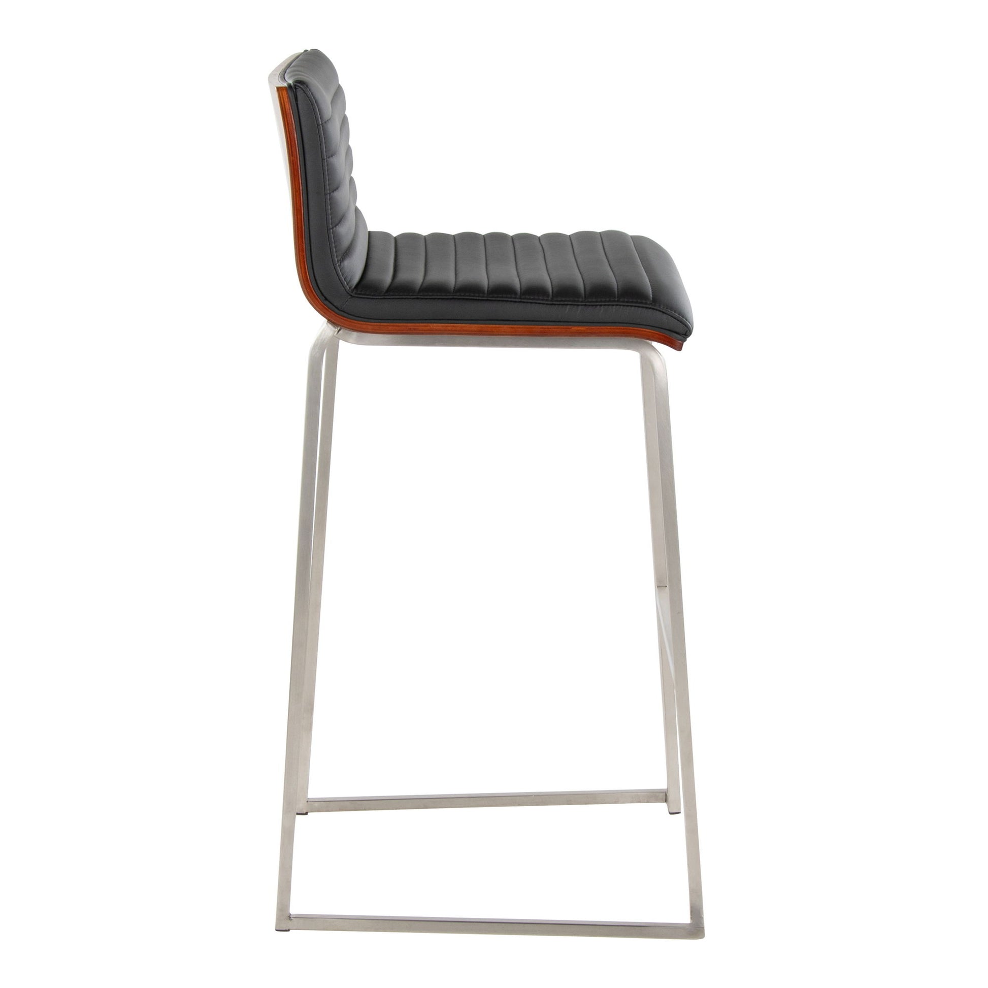 Mason Mara - Contemporary Fixed Height Barstool (Set of 2) Lumi Source