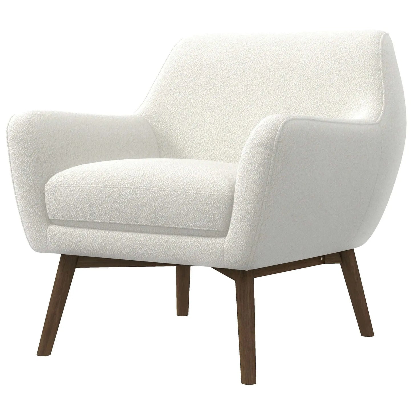 Panom - Lounge Chair - Brown / White Ashcroft Furniture